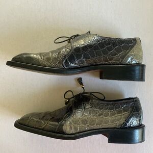 MAURI Men’s Genuine Alligator Shoes Size 9. Made in Italy